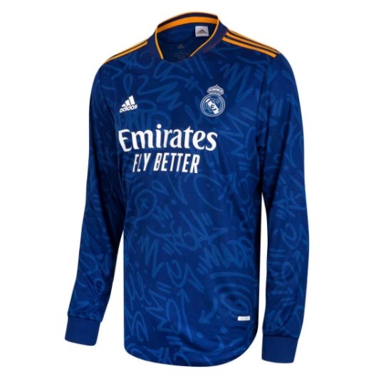 Tailandia Camiseta Real Madrid Segunda Equipación ML 2021/2022